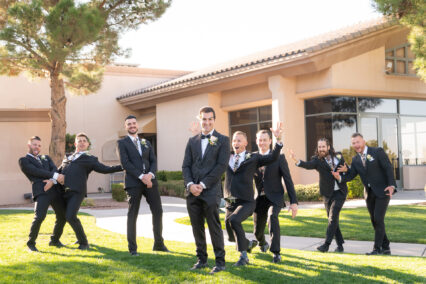 groom and groomsmen