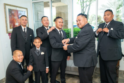 groom and groomsmen