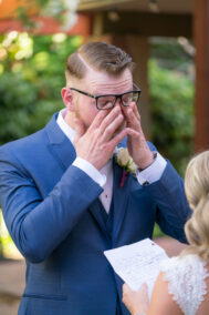 groom crying