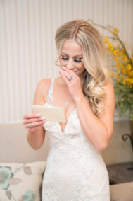 bride reading note