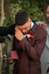 groom crying